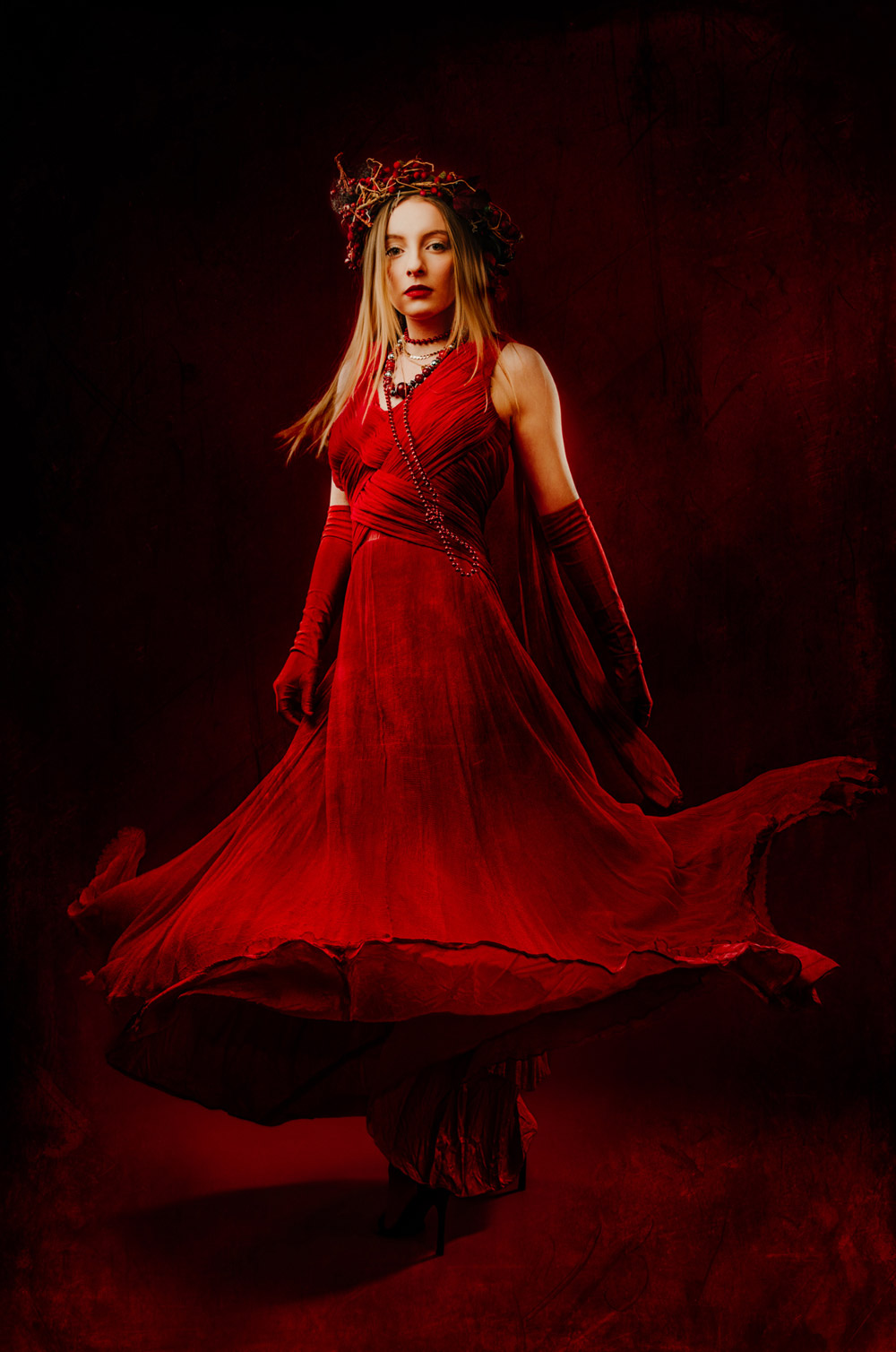 Lydia Red Dress